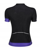 Women's Cycling Jersey CRYSTAL Black Purple