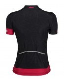 Women's Cycling Jersey CRYSTAL Black Fuchsia