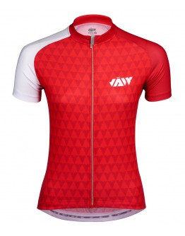 Women's Cycling Jersey VECTOR Red