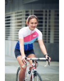 Women's Cycling Jersey DIAGONAL Modern White